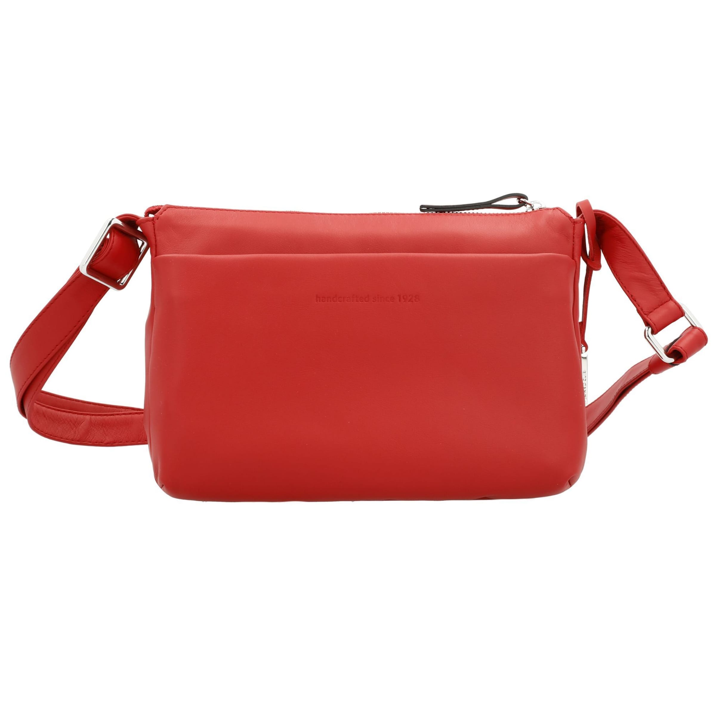 Picard Schoudertas 'Timeless' in Rood: voorkant