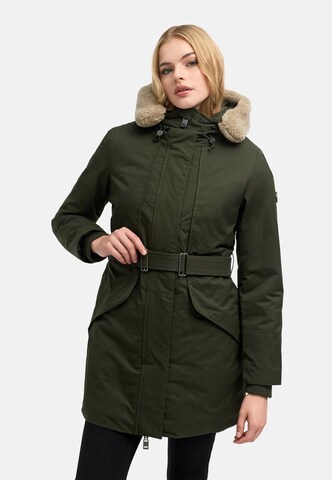 Cappotto invernale 'Calistaa 16' di MARIKOO in verde: frontale