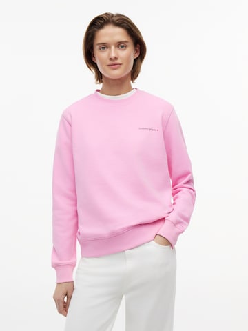 Tommy Jeans Tréning póló 'ESS' - rózsaszín: elől