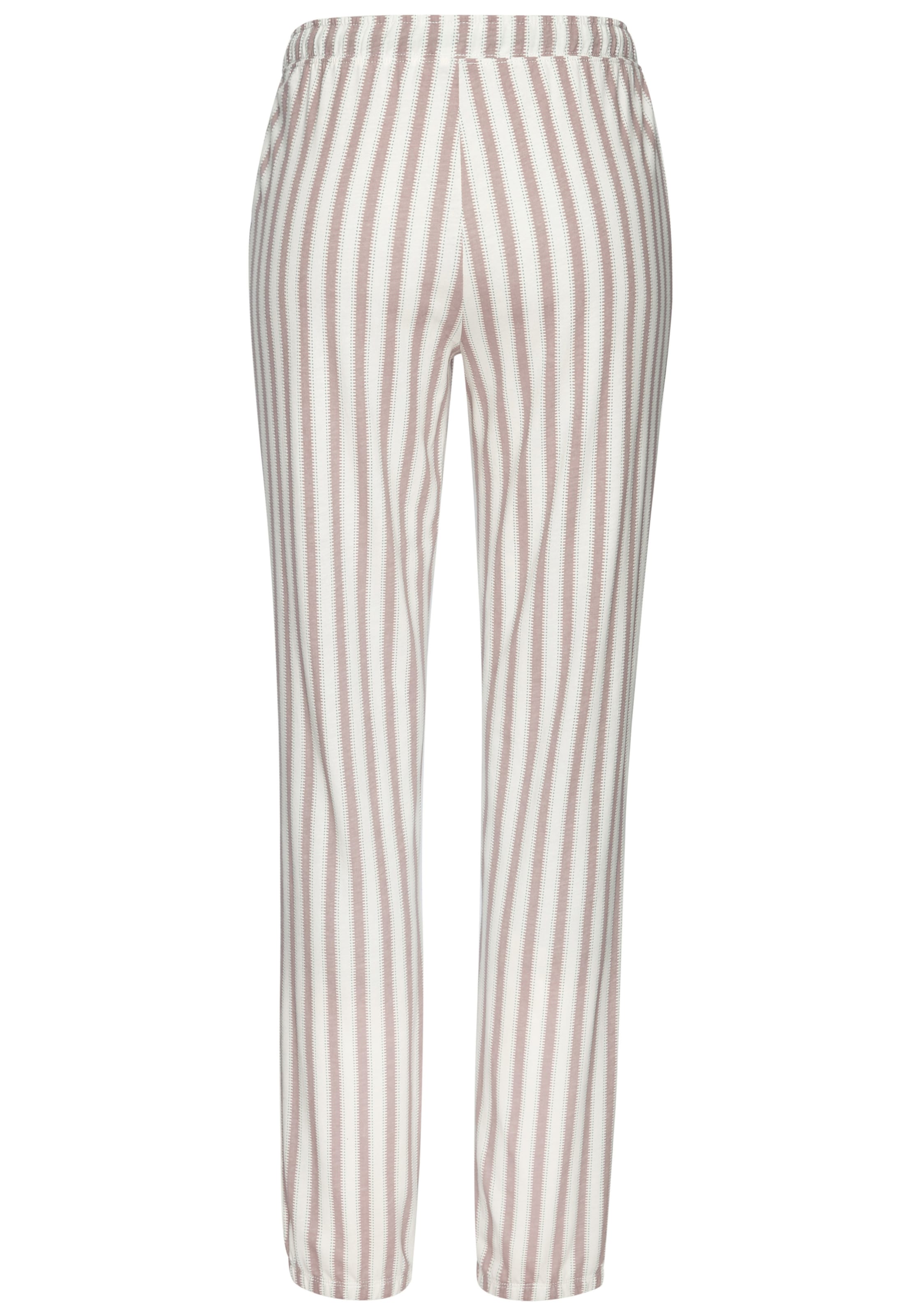 VIVANCE Pyjamahose in Braun
