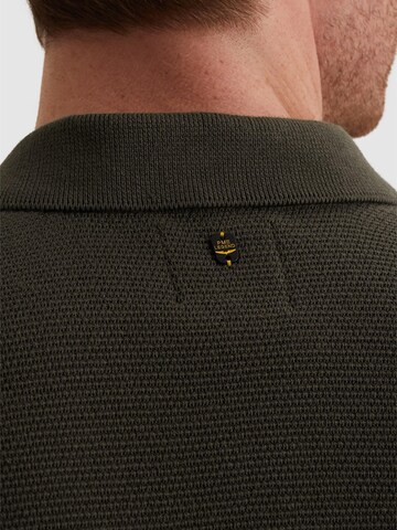 PME Legend Paita 'Polo shirt with waffle texture' värissä vihreä