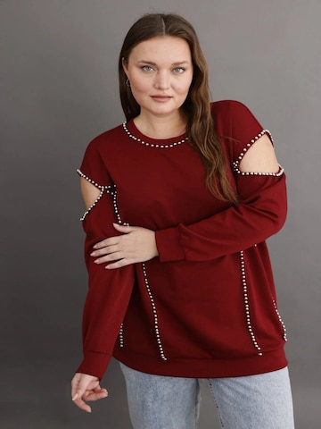 Pull-over Shape Of You en rouge
