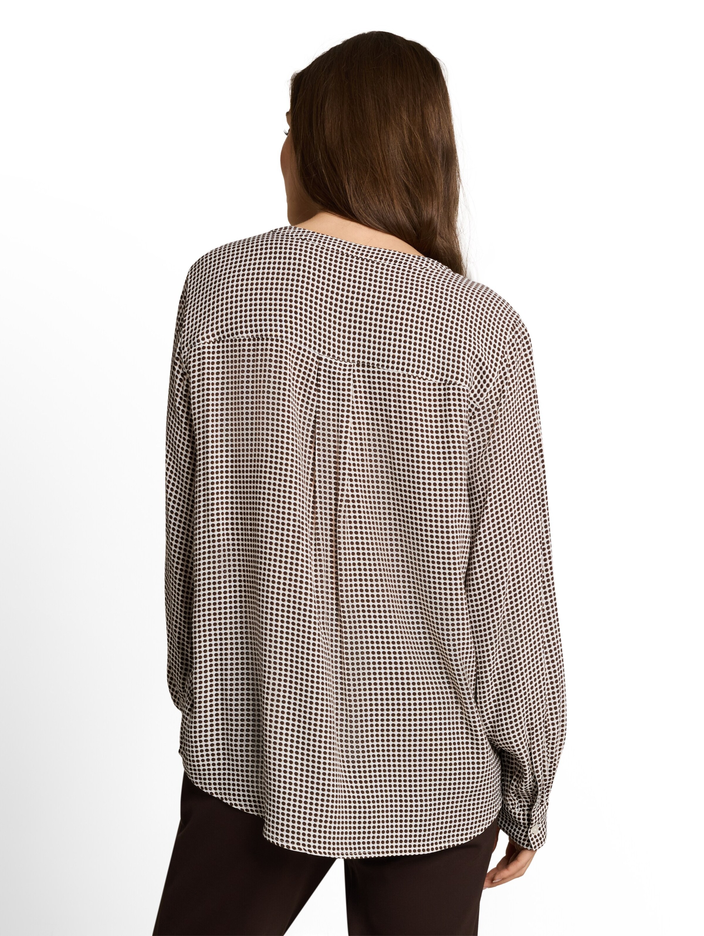 TOM TAILOR Blouse in Brown