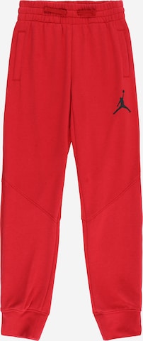 Effilé Pantalon Jordan en rouge : devant