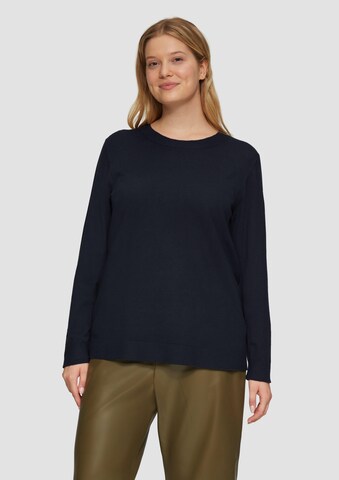 s.Oliver Trui in Blauw: voorkant