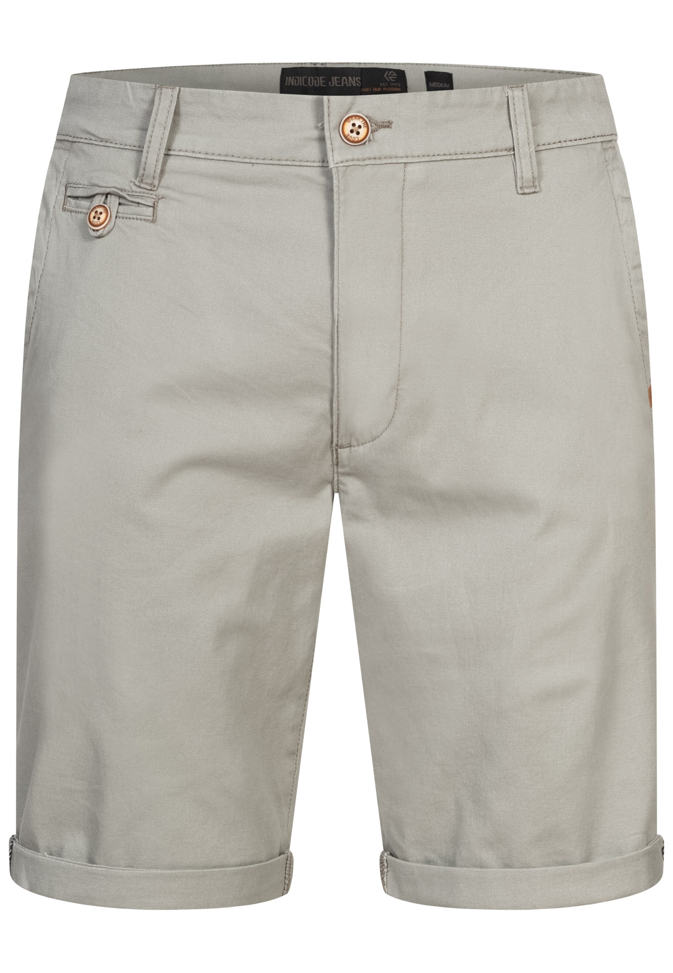 INDICODE JEANS Trousers 'Cuba' in Grey: front