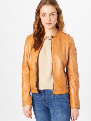 Gipsy Between-Season Jacket 'Mimmy' in Brown: front