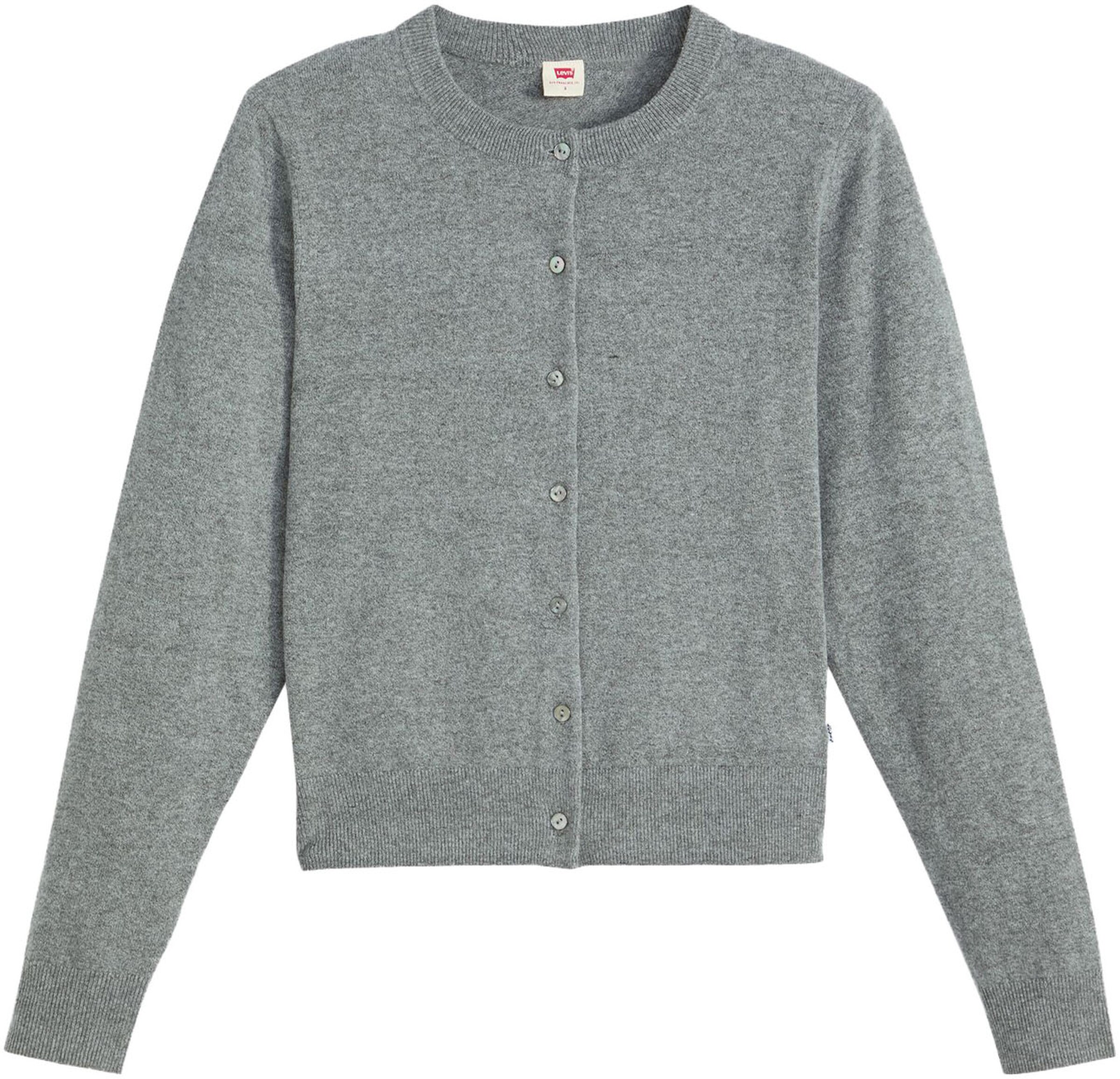 LEVI'S ® Knit cardigan in Grey: front