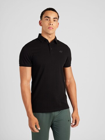 4F Performance Shirt in Black: front