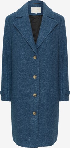 Kaffe Between-Seasons Coat 'Anne' in Blue: front