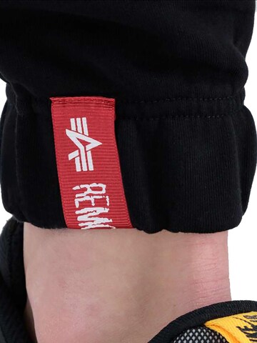 ALPHA INDUSTRIES Regular Hose 'Terry II' in Schwarz