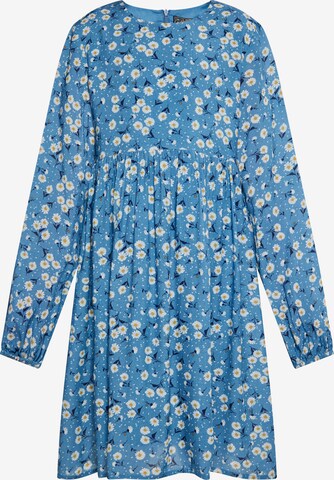 DreiMaster Vintage Jurk in Blauw: voorkant