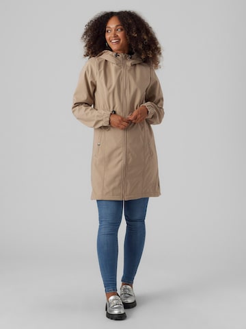 MAMALICIOUS Weatherproof jacket 'Ella' in Beige
