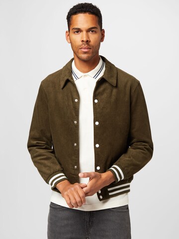 BURTON MENSWEAR LONDON Between-Season Jacket in Green: front