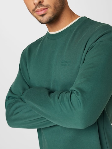 TOM TAILOR DENIM Sweatshirt in Green