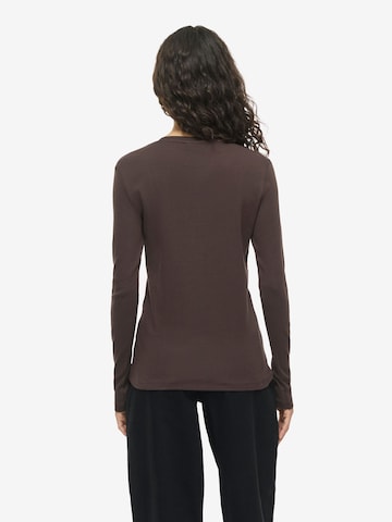 T-shirt Noisy may en marron