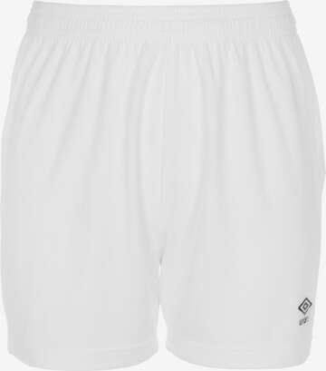 UMBRO Workout Pants in White: front