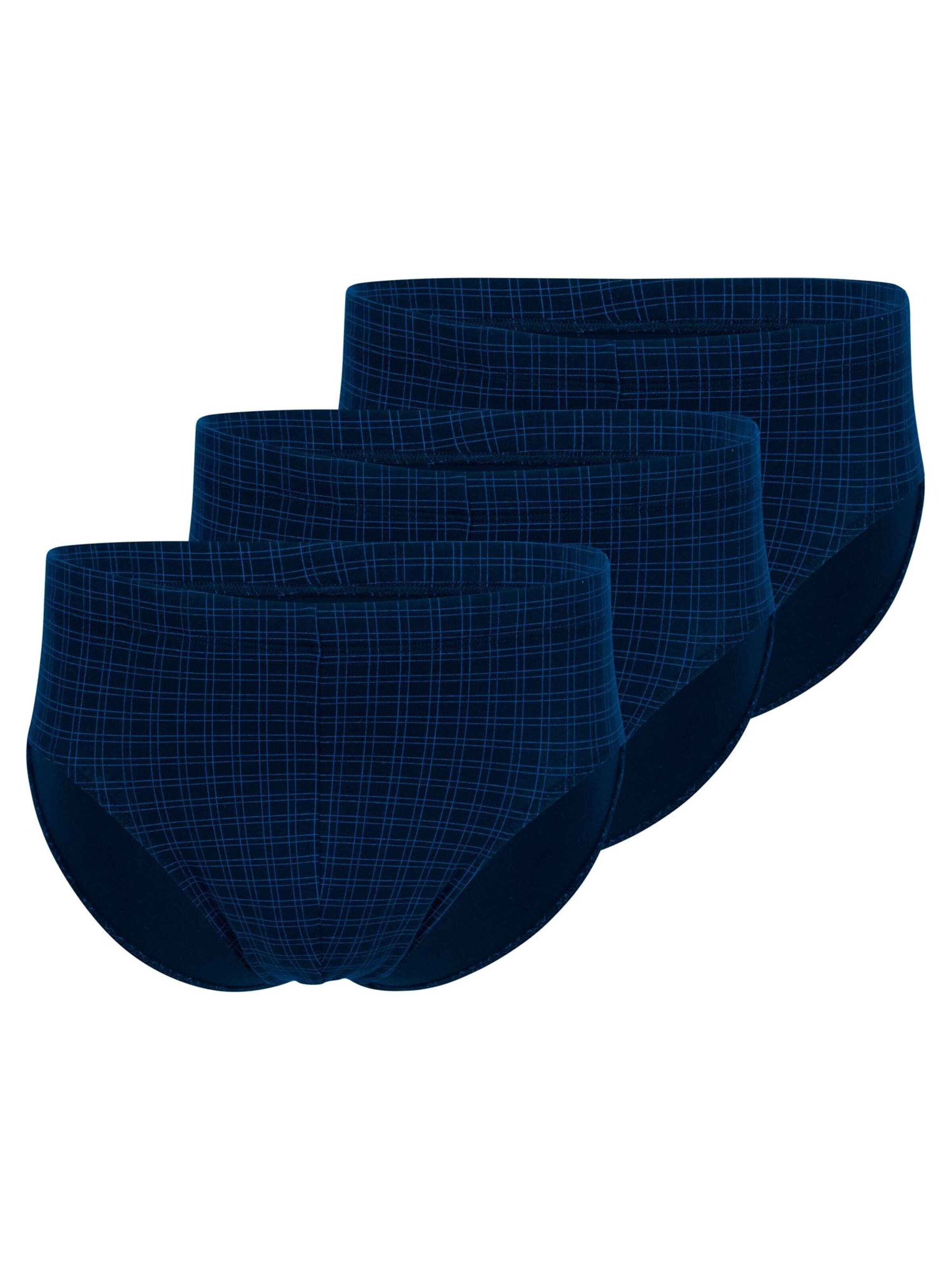 SCHIESSER Slip 'Cotton Casual Organic Cotton' in Blauw: voorkant
