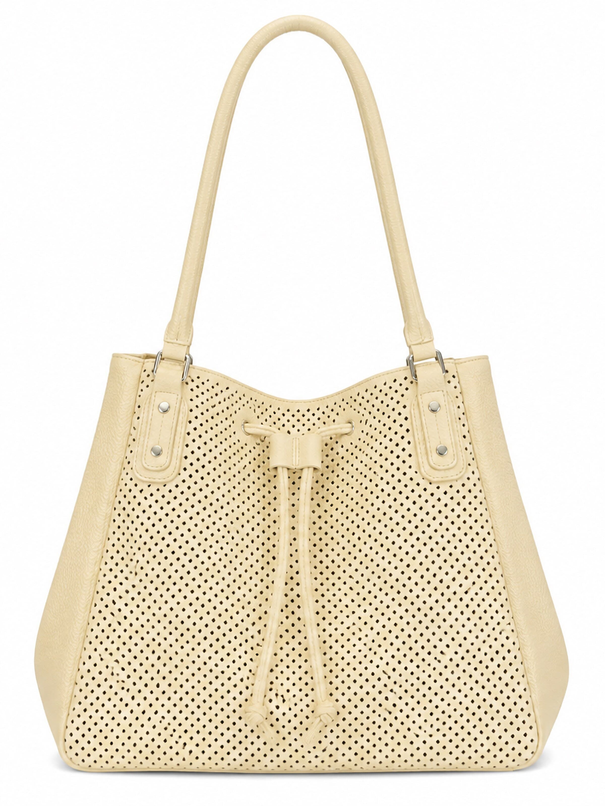 COLLEZIONE ALESSANDRO Shoulder Bag 'Sorrento' in Yellow: front
