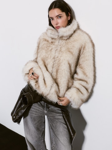 Pull&Bear Winterjas in Beige: voorkant