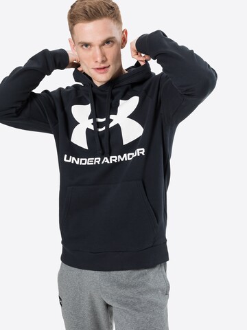 UNDER ARMOUR Sportovní mikina 'Rival' – černá