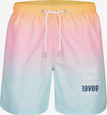 19V69 ITALIA Swimming shorts 'Siro' in Orange: front