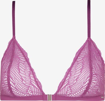 Calvin Klein Underwear Triangel BH in Roze: voorkant