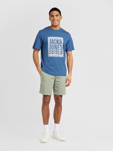 Tricou 'FLINT' de la JACK & JONES pe albastru