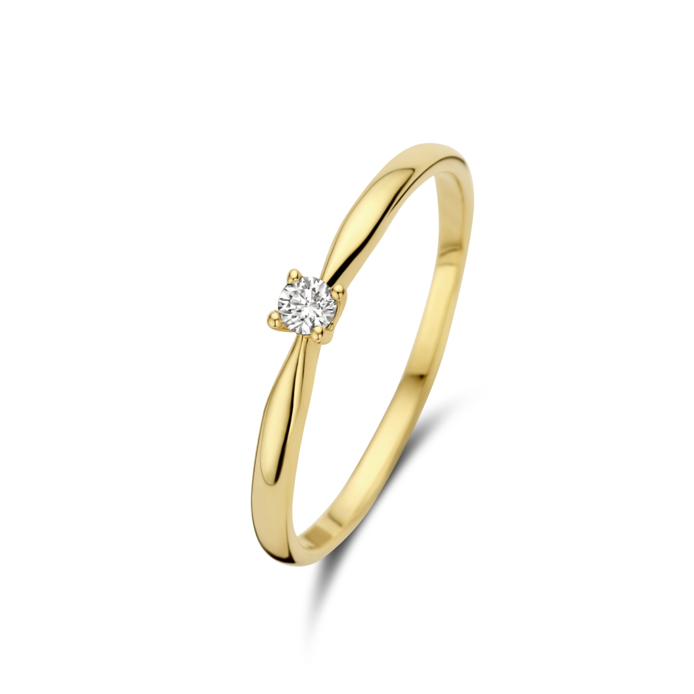 Isabel Bernard Ring in Gold: front