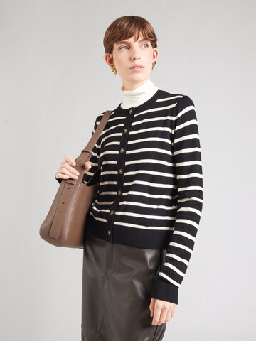 Cardigan 'VMSABA' VERO MODA en noir : devant