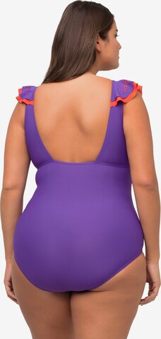 Ulla Popken Swimsuit in Purple