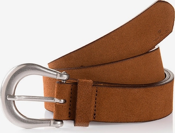 Ceinture 'AMBER' TOM TAILOR en marron : devant