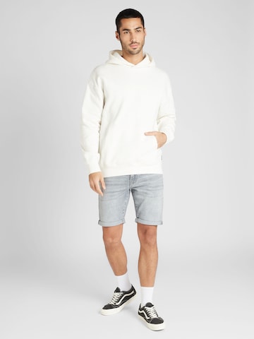 Only & Sons Sweatshirt 'LES LIFE' in Wit