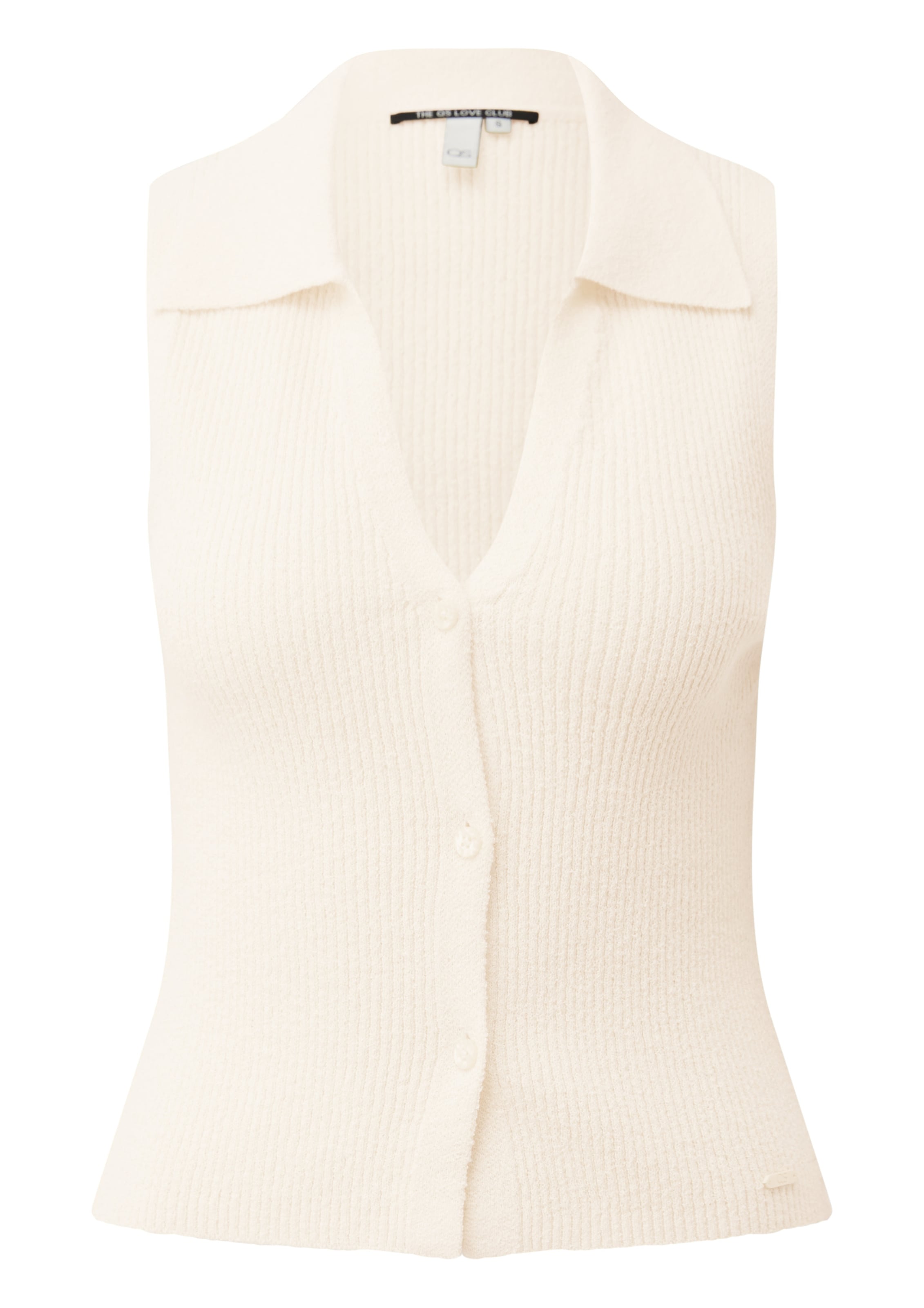 Gilet QS en beige : devant
