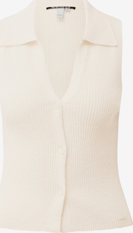 Gilet QS en beige : devant
