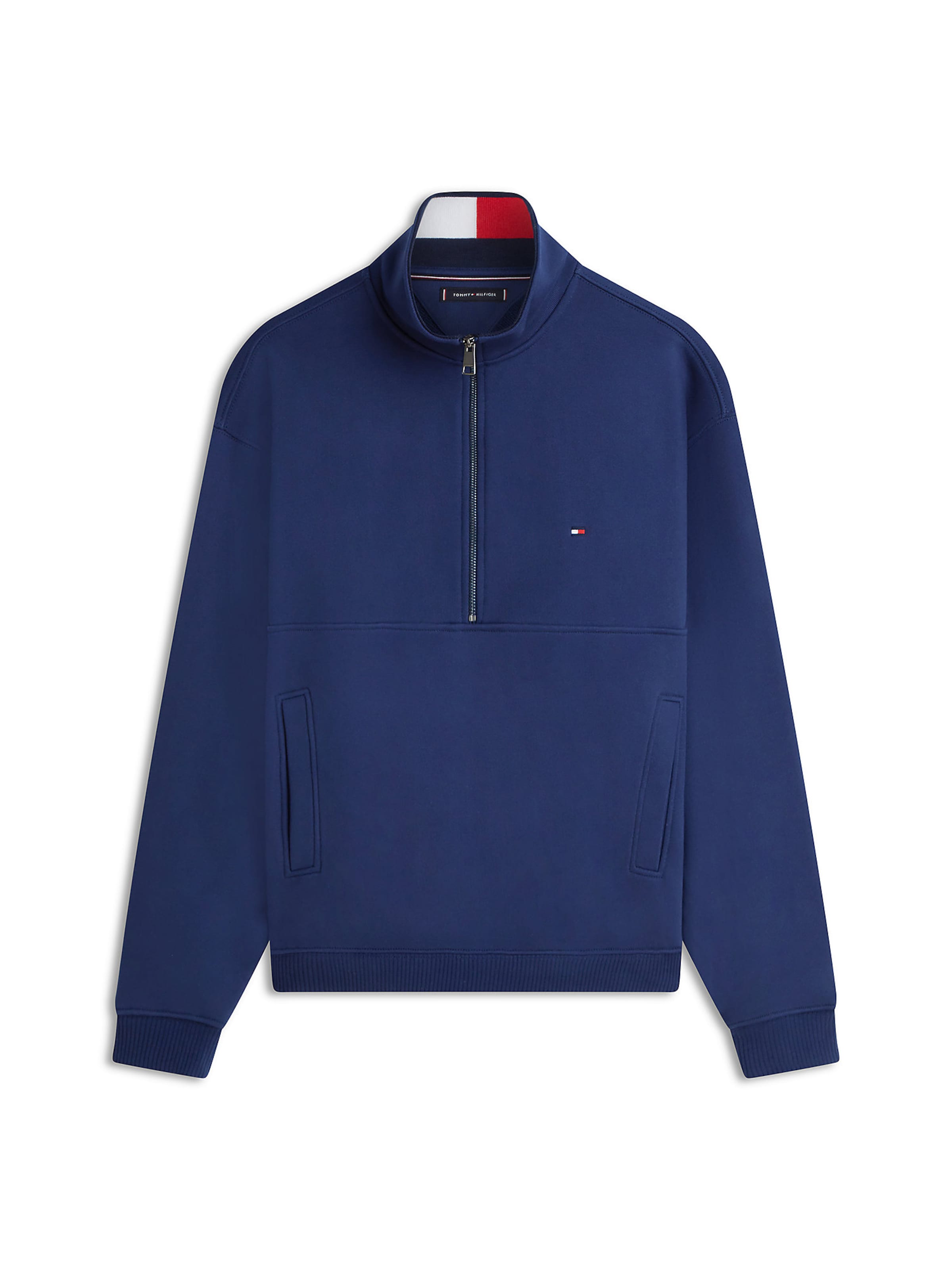 TOMMY HILFIGER Sweatshirt in navy / rot / weiß, Produktansicht