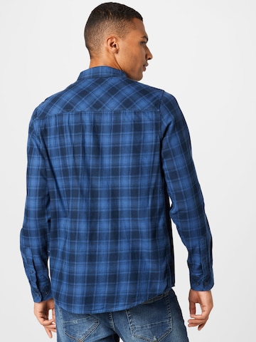 !Solid Regular Fit Hemd 'Varick' in Blau
