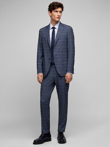 Coupe regular Veste de costume HECHTER PARIS en bleu