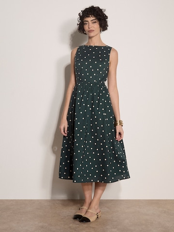 Apricot Jurk ' ' in Groen: voorkant