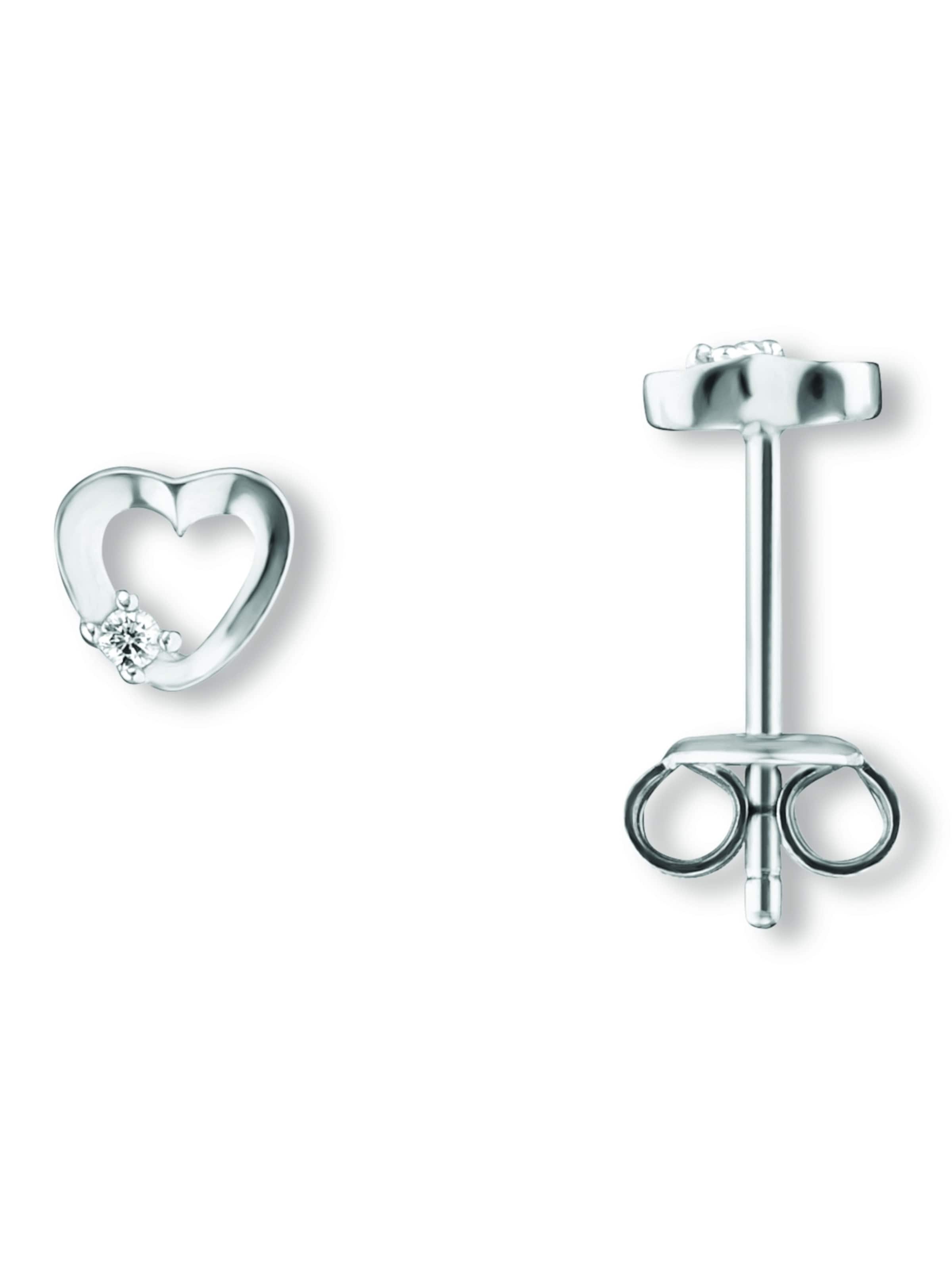 ONE ELEMENT Ohrringe in Silber: Vorderseite