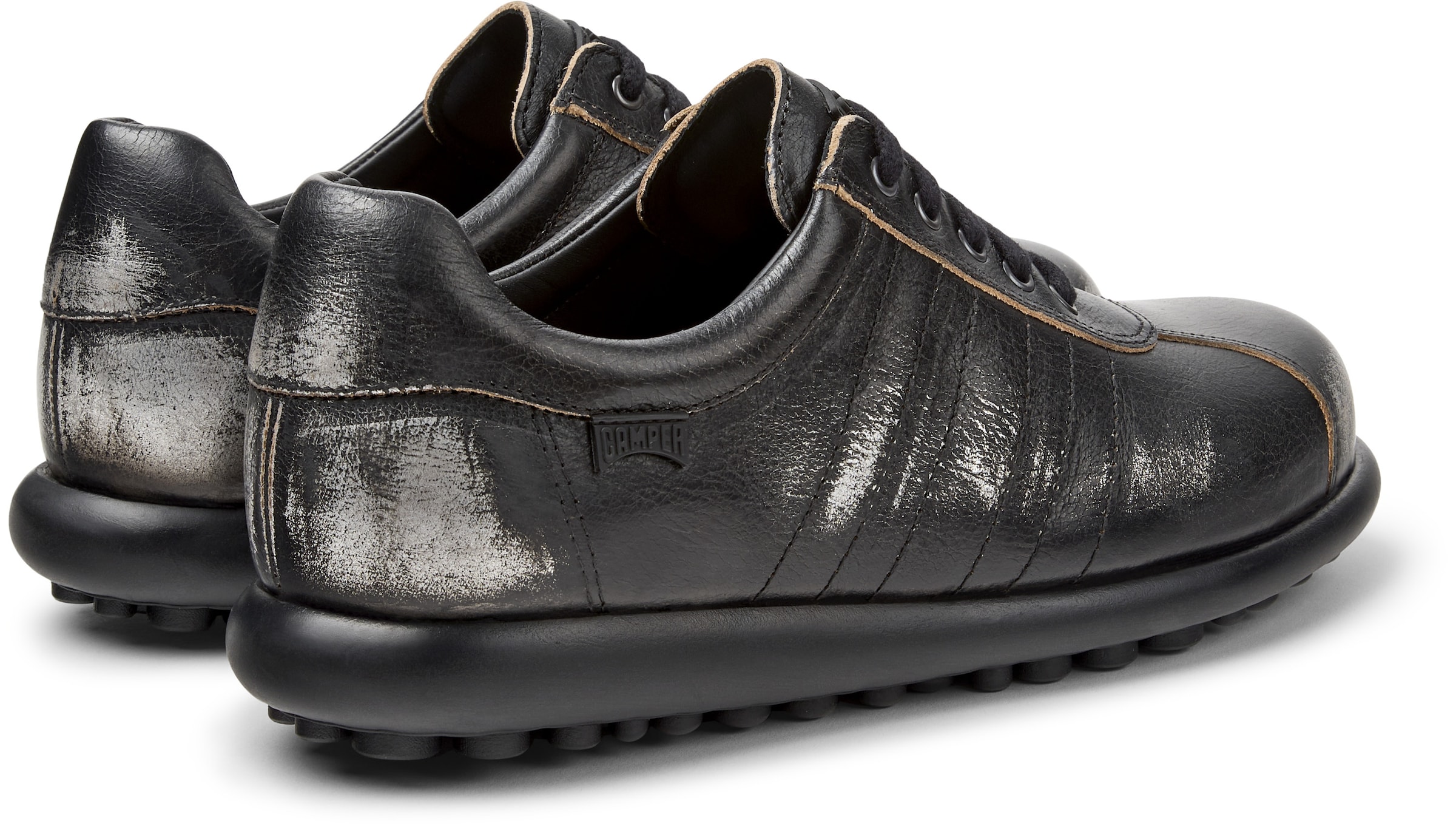 CAMPER Platform trainers ' Pelotas Ariel ' in Black