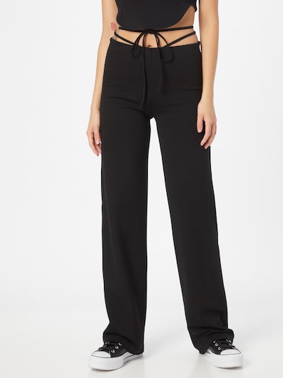 NA-KD Hose in schwarz, Modelansicht