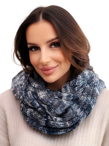 Lumera Tube Scarf in Blue: front
