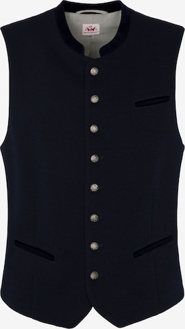 SPIETH & WENSKY Trachtenweste 'Eggert' in Blau: Vorderseite