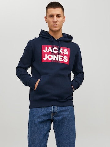 Sweat-shirt 'ECORP ' JACK & JONES en bleu : devant