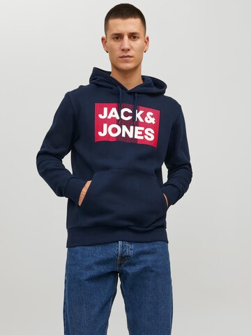 Sweat-shirt 'ECORP ' JACK & JONES en bleu : devant