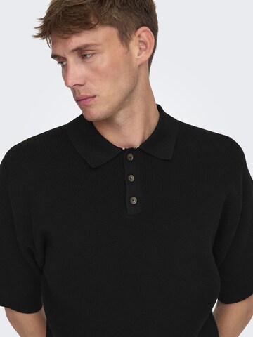 Only & Sons Shirt in Zwart