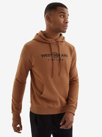 WESTMARK LONDON Sweatshirt 'Signature' in Braun: predná strana