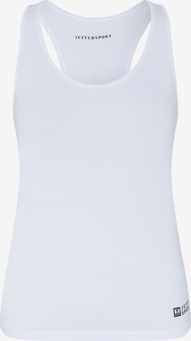 Jette Sport Sports Top in White: front