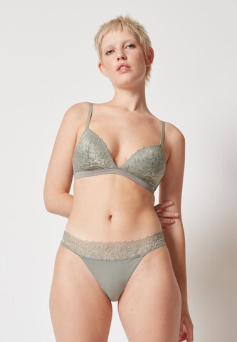 Skiny Triangle Bra in Grey